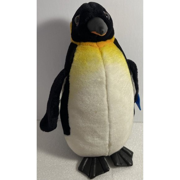 Vintage SEAWORLD ADVENTURE PARKS PENGUIN 11" PLUSH With Tag - Picture 1 of 6